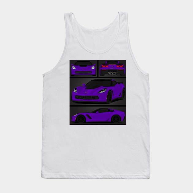 Z06 PURPLE Tank Top by VENZ0LIC